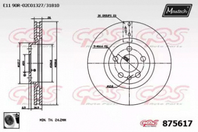 MAXTECH 8756170060 -  Тормозной диск