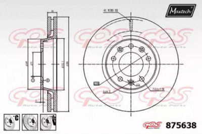 MAXTECH 8756386980 -  Тормозной диск