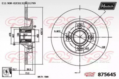 MAXTECH 8756450085 -