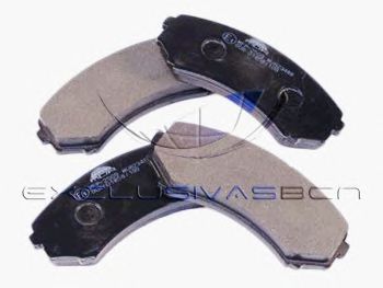 MDR mfp2509 -  Комплект тормозных колодок, дисковый тормоз