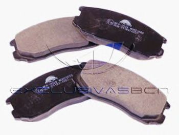 MDR mfp2528 -  Комплект тормозных колодок, дисковый тормоз