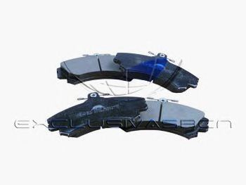 MDR mfp2593 -  Комплект тормозных колодок, дисковый тормоз