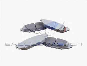 MDR mrp2704 -  Комплект тормозных колодок, дисковый тормоз