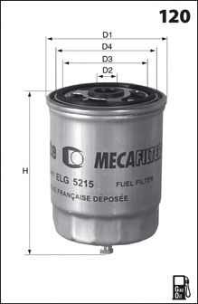 MECAFILTER elg5413 -  Топливный фильтр