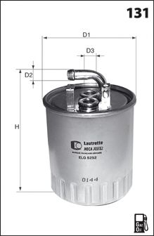MECAFILTER elg5451 -  Топливный фильтр