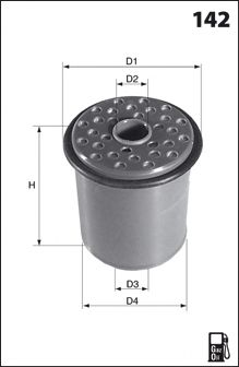 MECAFILTER elg5455 -  Топливный фильтр
