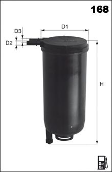 MECAFILTER elg5458 -  Топливный фильтр