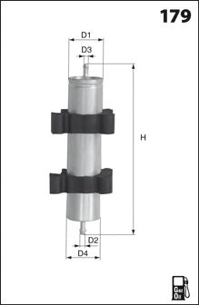 MECAFILTER elg5467 -  Топливный фильтр