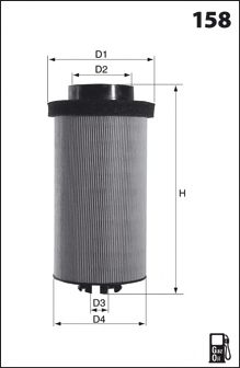 MECAFILTER elg5576 -  Топливный фильтр