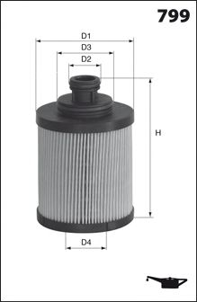 MECAFILTER elh4417 -  Масляный фильтр
