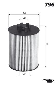 MECAFILTER elh4772 -  Масляный фильтр
