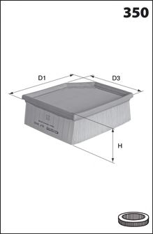 MECAFILTER elp9155 -  Воздушный фильтр