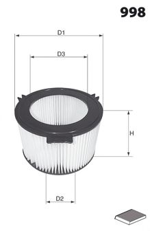 MECAFILTER elr7044 -  Фильтр воздуха в салоне