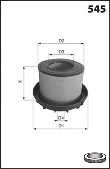 MECAFILTER fa3361 -  Воздушный фильтр