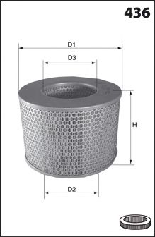 MECAFILTER fa3421 -  Воздушный фильтр