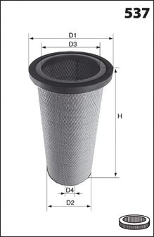 MECAFILTER fa3651 -  Фильтр добавочного воздуха