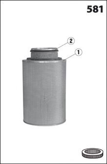 MECAFILTER fj3698 -  Воздушный фильтр