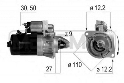 MESSMER 220038 -  Стартер