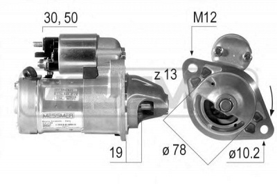 MESSMER 220047 -  Стартер