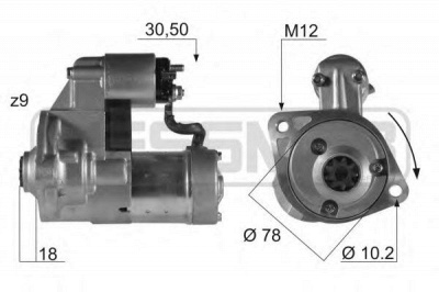 MESSMER 220048 -  Стартер