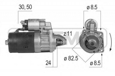 MESSMER 220080 -  Стартер