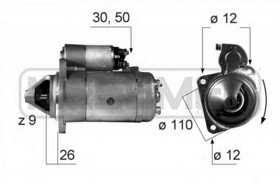 MESSMER 220262 -  Стартер