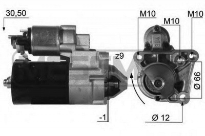 MESSMER 220462 -  Стартер