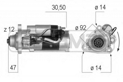 MESSMER 220561 -  Стартер
