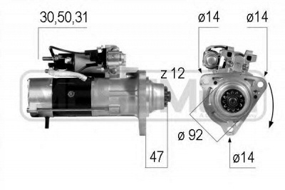 MESSMER 220563 -  Стартер