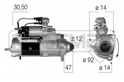 MESSMER 220570 -  Стартер