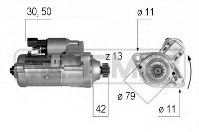 MESSMER 220590 -  Стартер