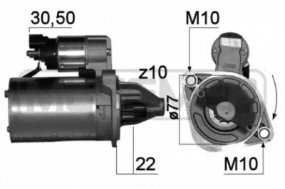 MESSMER 220745 -  Стартер