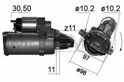 MESSMER 220837 -  Стартер