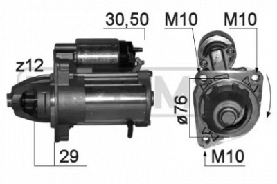 MESSMER 220841 -  Стартер