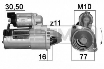 MESSMER 220850 -  Стартер