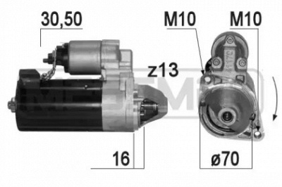MESSMER 220868 -  Стартер