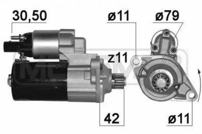 MESSMER 220886 -  Стартер