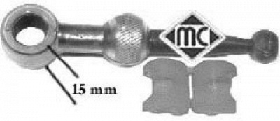 METALCAUCHO 02883 -  Втулка, шток вилки переключения передач