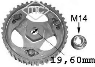 METALCAUCHO 05644 -  Шестерня, топливный насос высокого давления