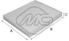 METALCAUCHO 20048 -  Фильтр воздуха в салоне