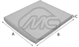 METALCAUCHO 20069 -  Фильтр воздуха в салоне