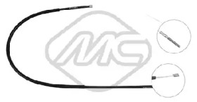 METALCAUCHO 80214 -  Трос, стояночная тормозная система