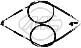 METALCAUCHO 80425 -  Трос ручника opl astra g all (fr. lucas - disc brake)