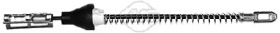 METALCAUCHO 82555 -  Трос ручника opl astra h all (drum brake)
