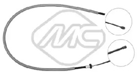 METALCAUCHO 83075 -  Трос, стояночная тормозная система