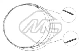 METALCAUCHO 83821 -  Тросик газа