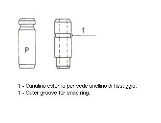 METELLI 012691 -  Направляющая втулка клапана