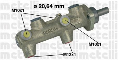 METELLI 050042 -  Главный тормозной цилиндр