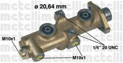 METELLI 050133 -  Главный тормозной цилиндр