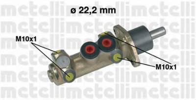 METELLI 050208 -  Главный тормозной цилиндр